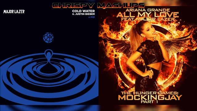 Major Lazer Ft. Justin Bieber, Ariana Grande & MØ - Cold Water / All My Love Mashup смотреть онлайн