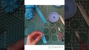 Василек из фоамирана