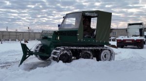 Зимний обзор вездехода БОРУС