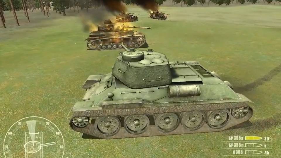 T-34 против «Тигра» (игра) - T-34 vs tiger tank смотреть онлайн