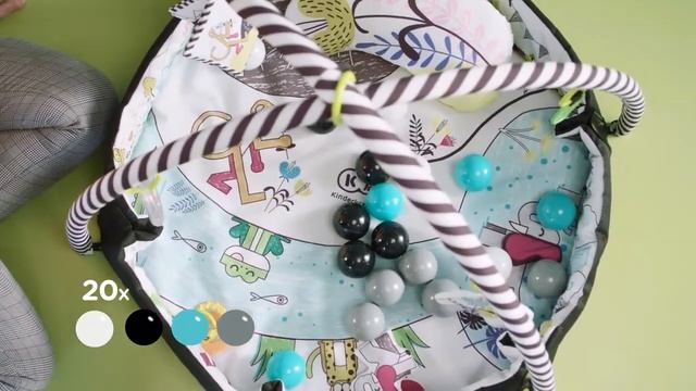 Kinderkraft SMARTPLAY Educational Mat For Newborn and Up смотреть онлайн