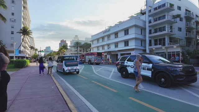 🇺🇸 Майами - Оушен Драйв, пешеходная экскурсия по Майами-Бич (2024) 4K смотреть онлайн