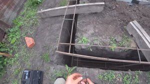 1. Ленточный фундамент под гараж из газобетона 8х5.5