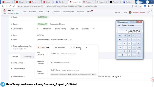 Аренда ресурсов энергии (Energy) и пропускной способности (Bandwidth) в TronLink кошельке
