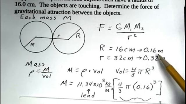 Gravitational Force For Two Lead Spheres смотреть онлайн
