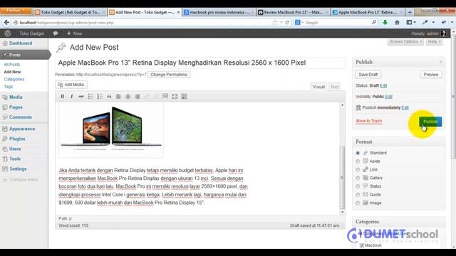 Cara Membuat Artikel di Wordpress смотреть онлайн