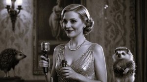 Ezitis un varna. Ёжик и ворона.