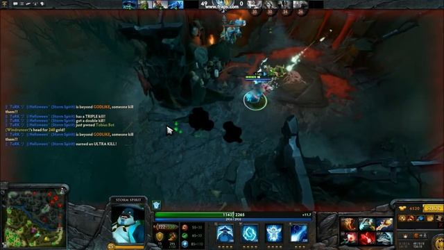 Storm Spirit - ultra kill ~ wtf mode смотреть онлайн