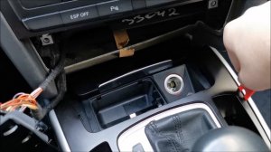 Audi A4 B8 - How to remove the parking brake button