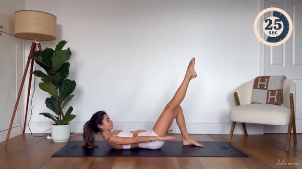 35MIN full body hourglass pilates workout  energising everyday pilates  LIDIAVMERA