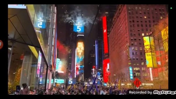 NYC Times Square New Years Eve 2025 Ball Drop Countdown Full