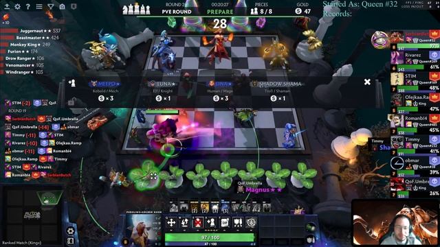 4 Gods Taurens Orcs! 29.3.2023 Dota Auto Chess King+ Games! смотреть онлайн