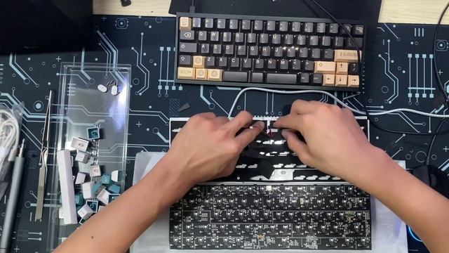 FL680 | Ice Mint switch Gat Cap Brown, rebuild foam cao su, êm hơn foam silicon смотреть онлайн