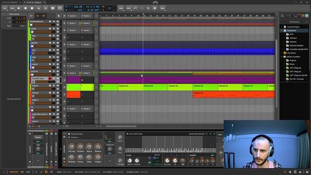 Как написать трек с нуля в Bitwig Studio? смотреть онлайн