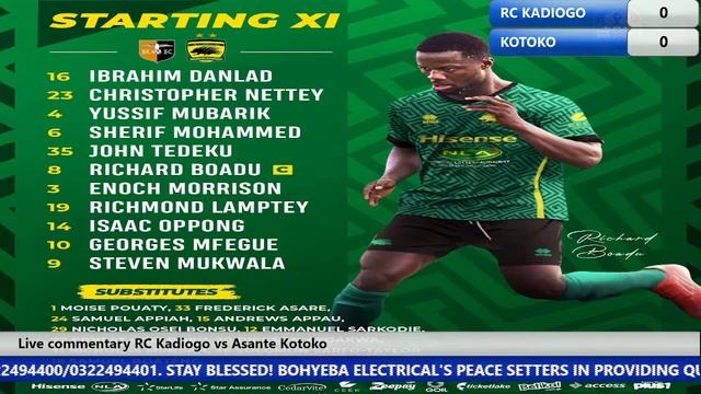 Live commentary RC Kadiogo vs Asante Kotoko смотреть онлайн