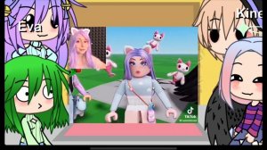 Реакция кошки ланы и её друзей на тт/кошка лана\💗🎁#кошкалана