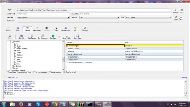 Sql Injection con Havij - Windows смотреть онлайн