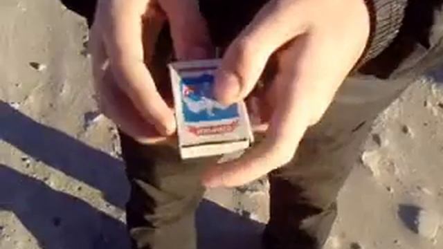 Дракончик из спичек