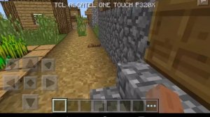 Как появиться рядом с деревней в майнкрафтPE?