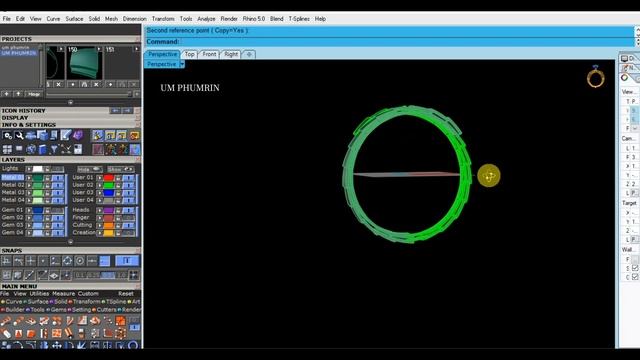 How to design bangle with matrix 8 jewelry designer #249 #umphumrin #jewelrydesign #trending смотреть онлайн