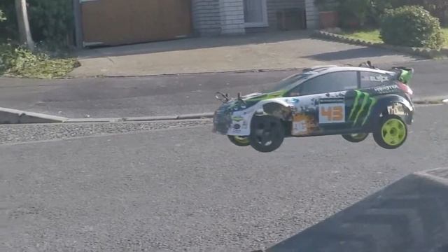 HPI Ken Block WR8 Flux Fiesta Filmed Using GoPro Hero 4 Black 240FPS 720p смотреть онлайн