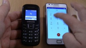 Samsung S2 android 11  Over the Horizon Incoming call &Samsung 1200M black  Outgoing call