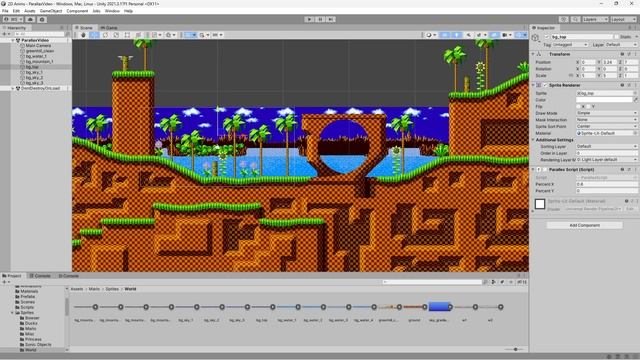 PARALLAX SCROLLING EFFECT in Unity смотреть онлайн