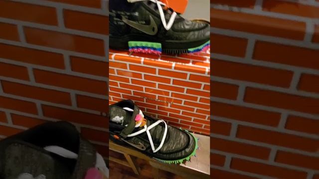 Off-White x Nike Air Force 1 Mid “Black” смотреть онлайн