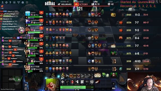6 Beasts with Arc Warden! 20.4.2023 Dota Auto Chess King+ Games! смотреть онлайн