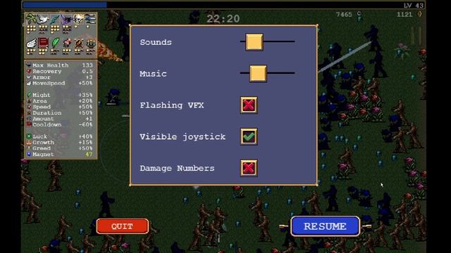 WORLD RECORD vampire survivors 46:13 mad forest run смотреть онлайн