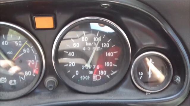 Ока, скорость почти 130  километров в час.