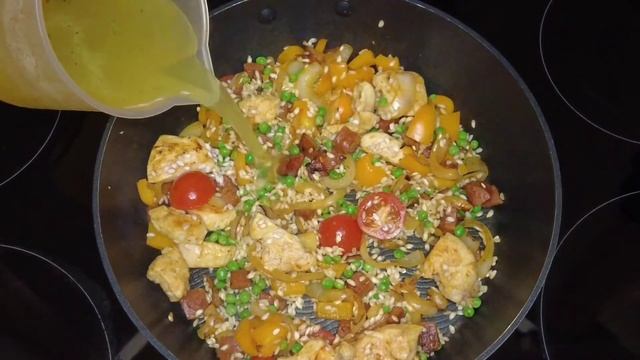 Chicken Chorizo Risotto/ Easy Risotto in 30 Minutes смотреть онлайн