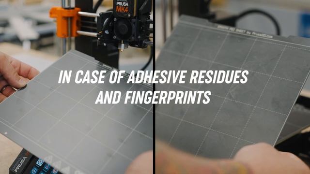 Print Sheet Maintenance - Original Prusa MK4 смотреть онлайн