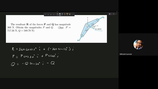Vectors in 2-Dimensions - Example 2 || Force Vector Addition || Statics || Engineering Mechanics || смотреть онлайн