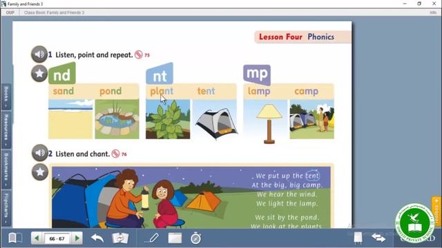 English, Lesson 3 & 4, Grammar and Song, Phonics, Family and Friends 3 @Omeed Private High School смотреть онлайн