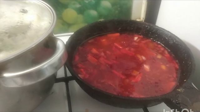 Украинский Борщ с Квашеной Капустой.🍜😃❤️❤️ смотреть онлайн