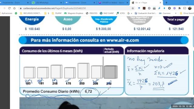Media, moda y mediana. Gráficos estadísticos P2 смотреть онлайн