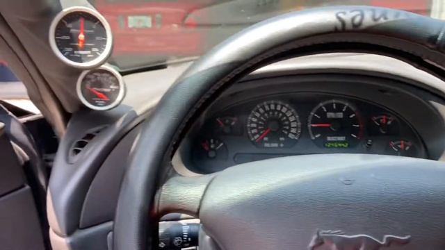 Cold start- Supercharged 2001 Mustang bullitt смотреть онлайн