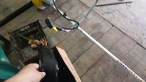 Новая бензокоса champion T-433-S2 небольшой обзор и немного и обкатка.