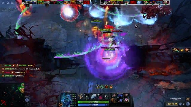 Dota IMBA: Lich 10v10 Gameplay смотреть онлайн