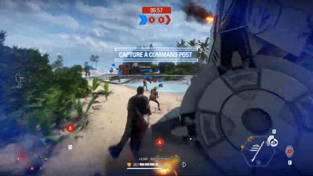 Chirrut Îmwe Gameplay Star Wars Battlefront 2 смотреть онлайн