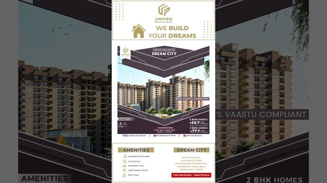 100% Vaastu Compliant Homes at Dream City Apartment | United Dream City смотреть онлайн