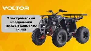 Электрический квадроцикл RAIDER Pro 3000 IKINGI