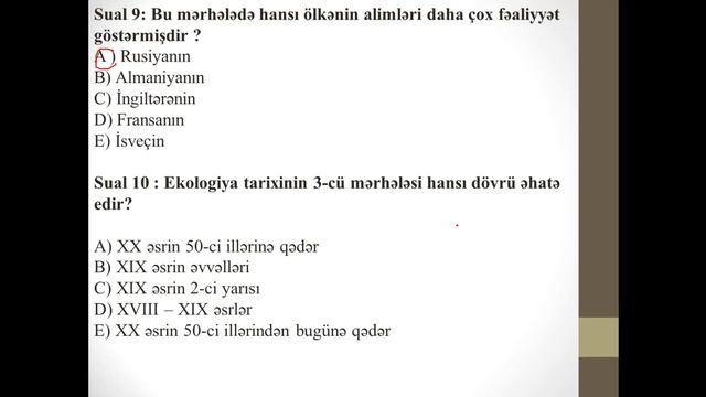 Ekologiya (19-cu proqram ) Dərs 1. смотреть онлайн