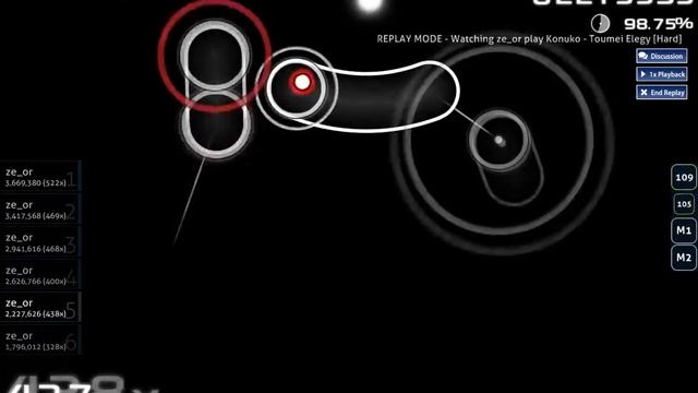 [osu!] Konuko - Toumei Elegy [Hard] смотреть онлайн
