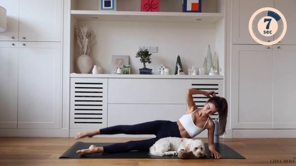 30MIN full body cardio pilates workout // energising pilates // no equipment | LIDIAVMERA