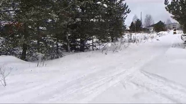 выезд на снегоходе
