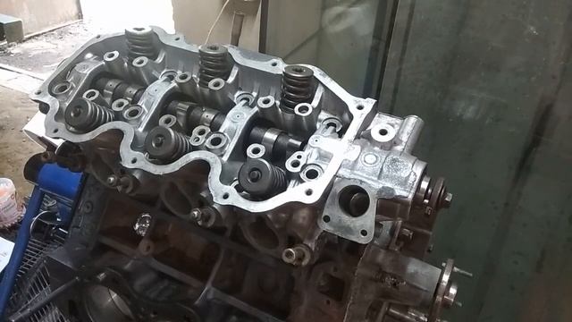 8я часть сборки мотора VG30 #nissan #wd21 #vg30#terrano #pathfinder