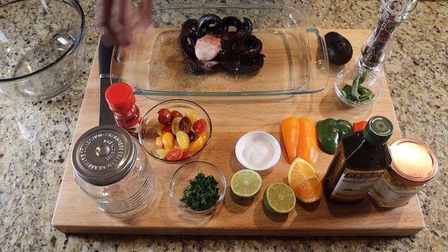 Spanish Octopus Salad - The Best Octopus EVER!!! смотреть онлайн