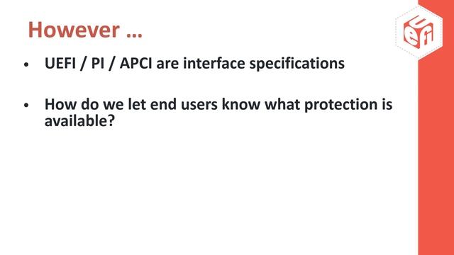 Universal Scalable Firmware: Evolutionary Aspects of Security смотреть онлайн